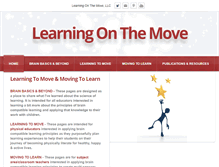 Tablet Screenshot of learningonthemove.org